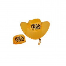 Foldable Collapsible Cowboy Hat with Pouch